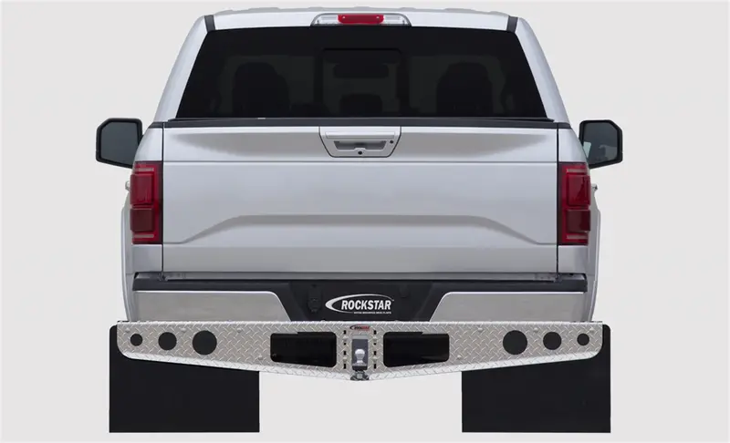Rockstar Aluminum-Framed Hitch-Mount Mud Flaps With Stabilizer Plate – Model A1020032 1