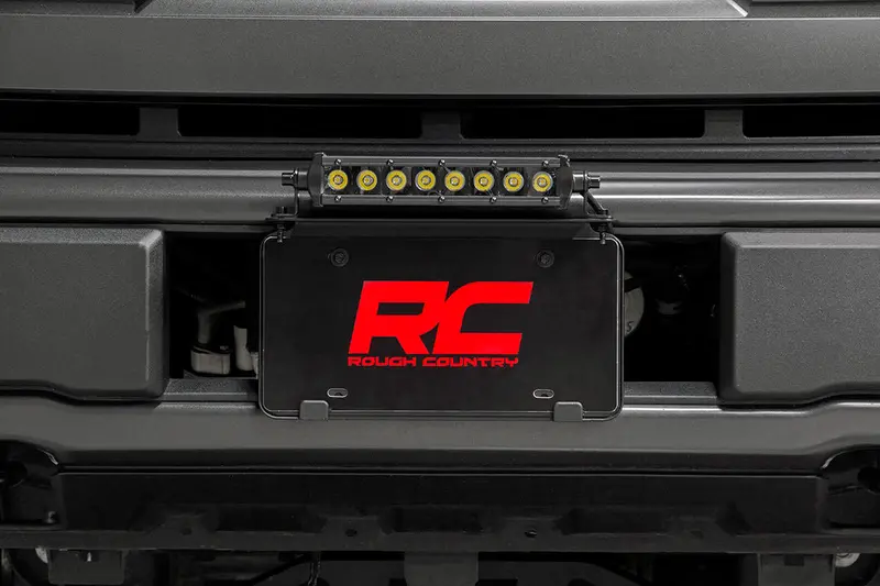 Rough Country 70183 Universal 8-Inch Led License Plate Illuminator – Black Series 1