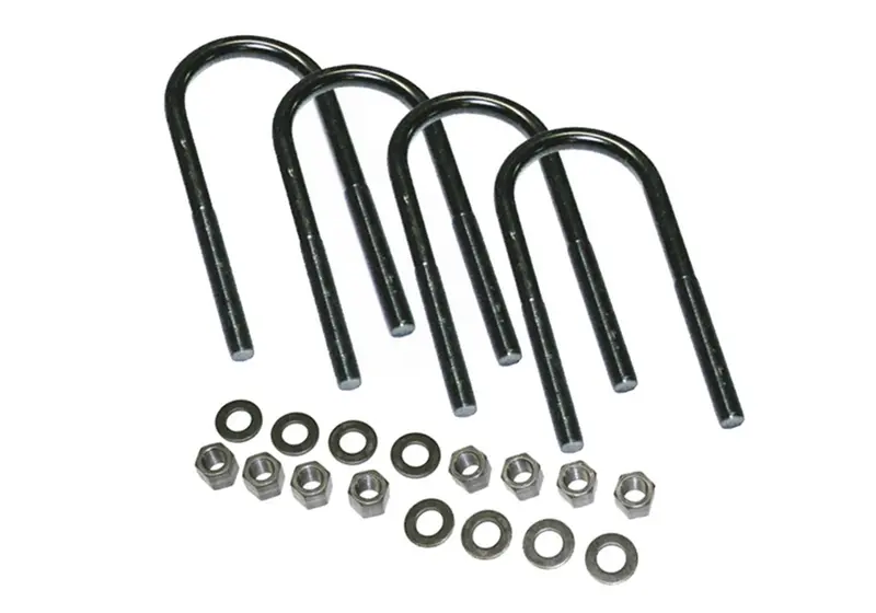 Superlift 11564 U-Bolt Kit – 5/8" X 3 5/8" X 10" Round U-Bolts With Mounting Hardware (4-Pack) 1