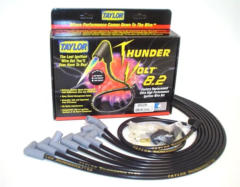 Taylor Cable Thundervolt 8.2Mm High-Performance Ignition Wire Set – Full Engine Coverage 1